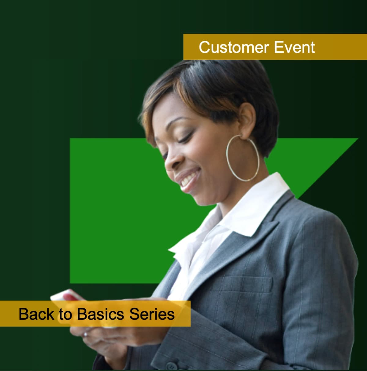 Webinar events thumbnail - green background