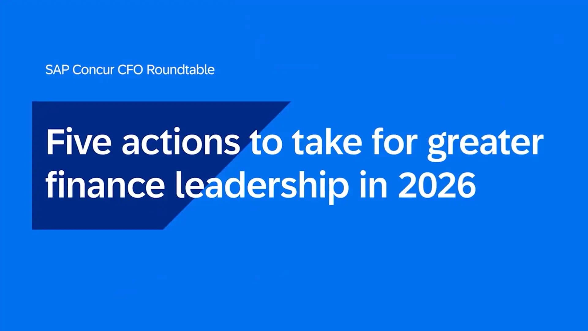 <span>5 actions to take for greater finance leadership in 2026</span>
