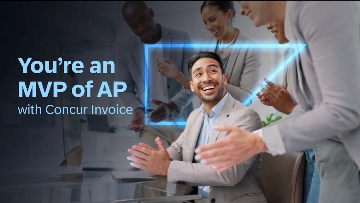 <span>You’re an MVP of AP with Concur Invoice </span>
