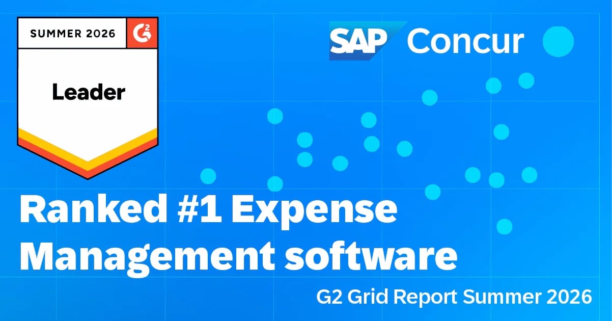 SAP Concur - G2 Grid Report Leader