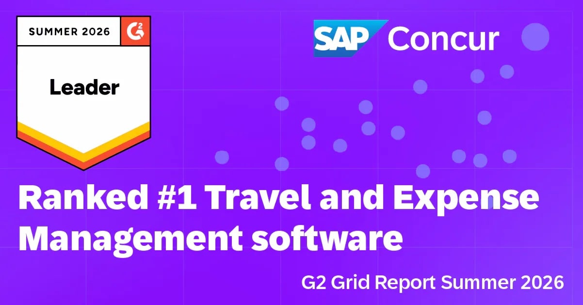SAP Concur - G2 Grid Report Leader