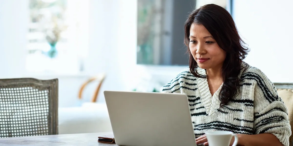 woman working
