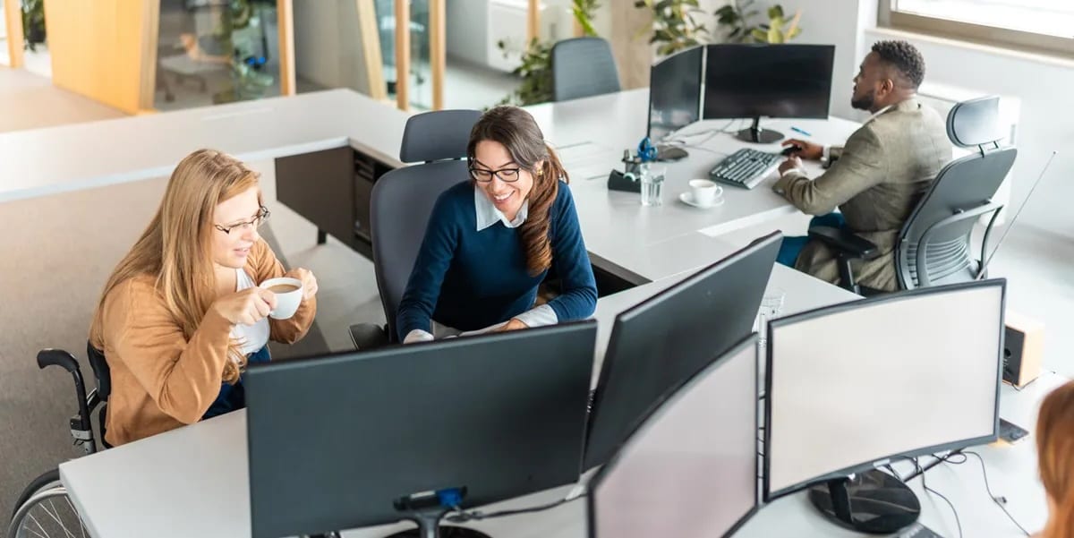 professionals in office