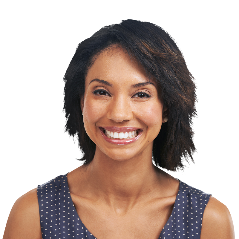 woman smiling