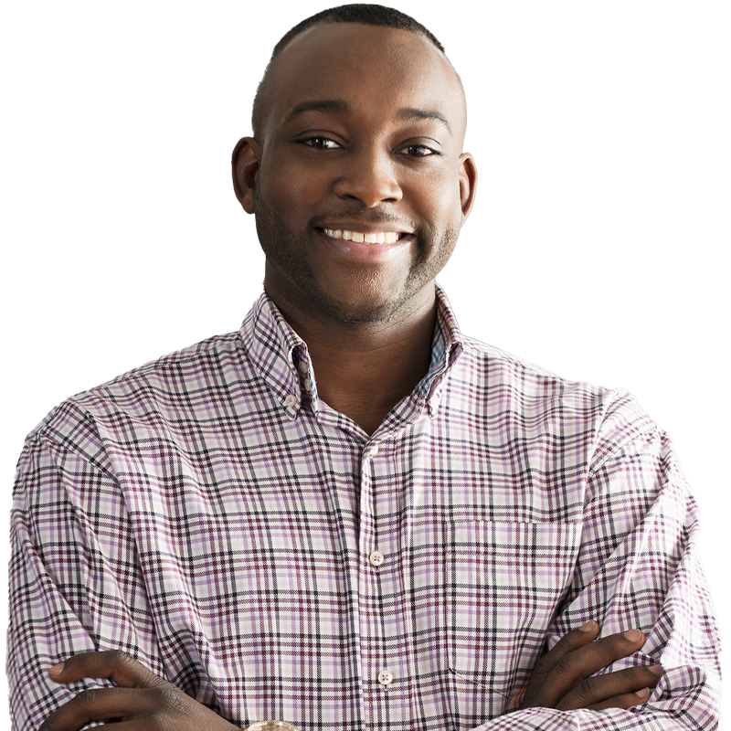 business professional with arms crossed in front