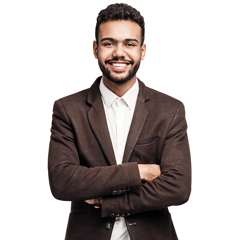 Man standing with arms crossed