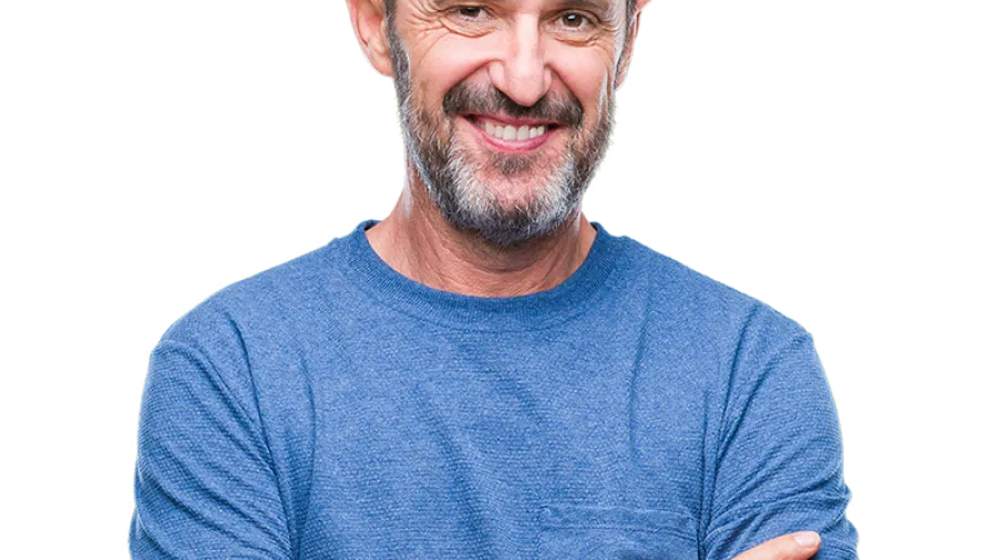 man with arms crossed