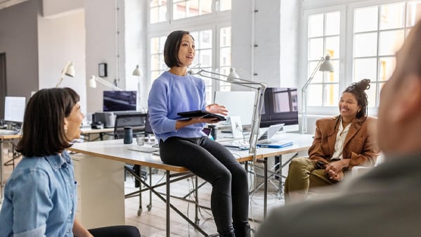 business meeting in office