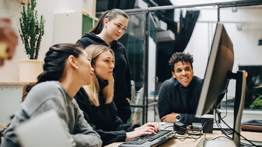 group of people collaborating