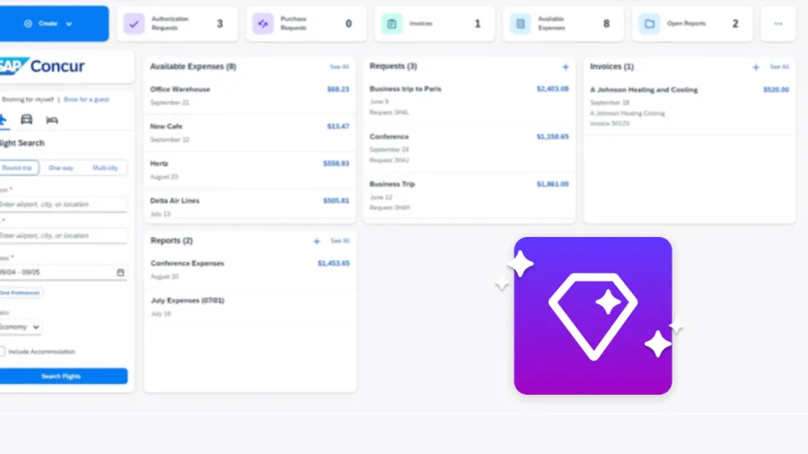 Concur Expense using Joule