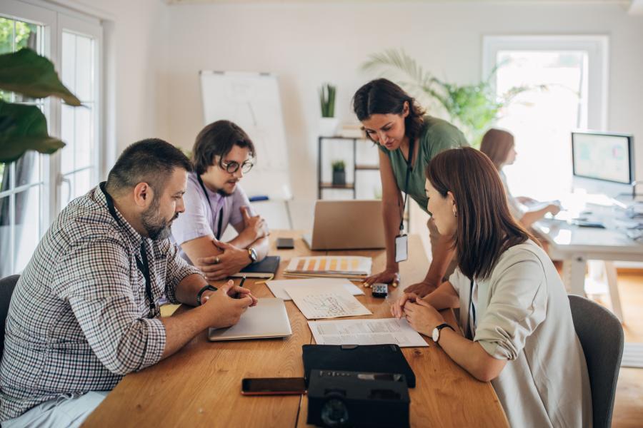 business professionals meeting