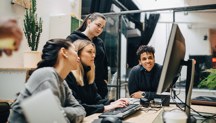 group of people collaborating