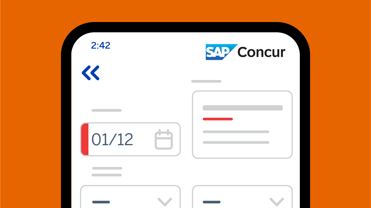 screenshot of concur invoice product