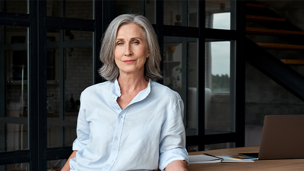 CFO standing proudly