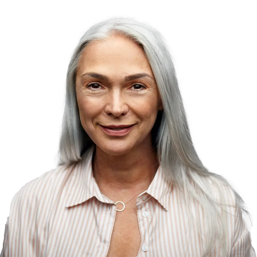 person smiling