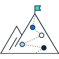 Goal strategy pictogram