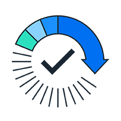 Progress bar pictogram