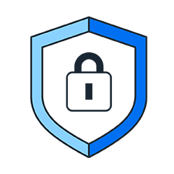 Security lock icon pictogram