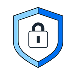 Security lock icon pictogram