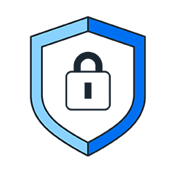 Security lock icon pictogram