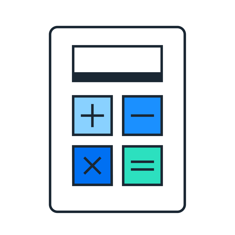 Calculator pictogram