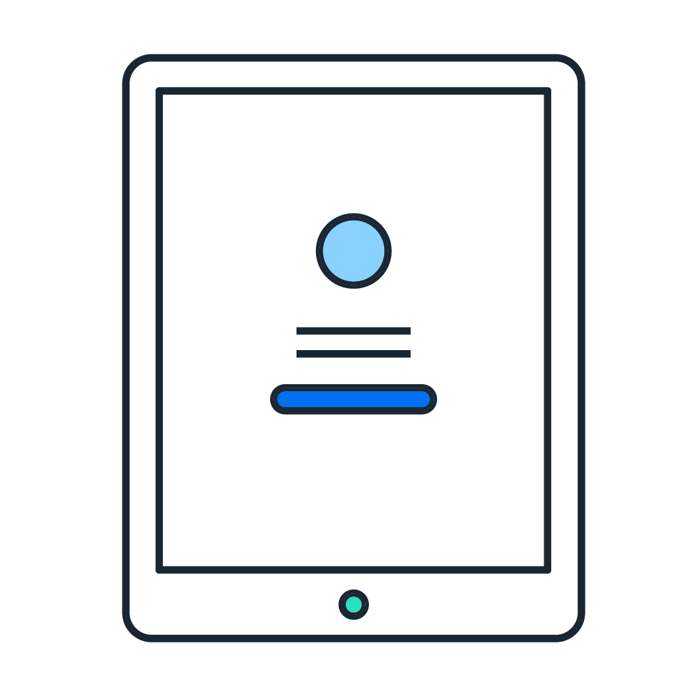 ipad with expense report 