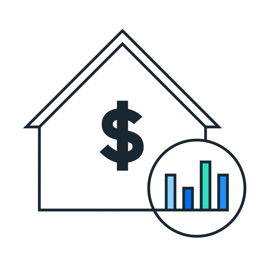dollar sign and graphs