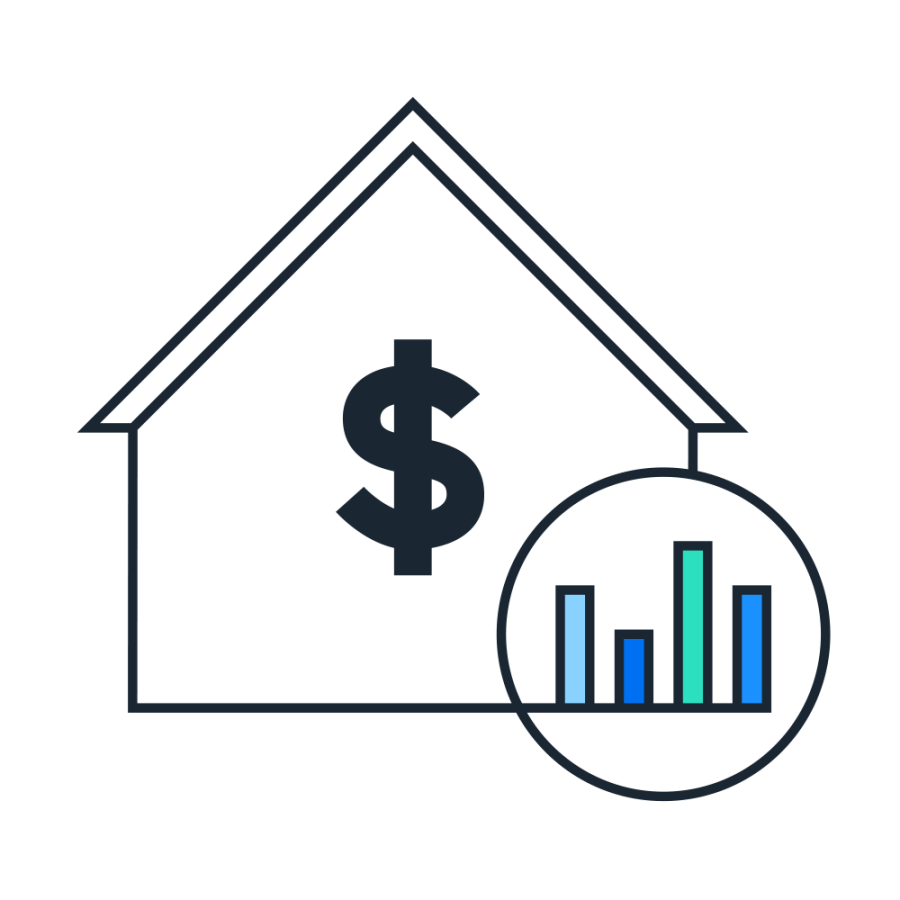 dollar sign and graphs