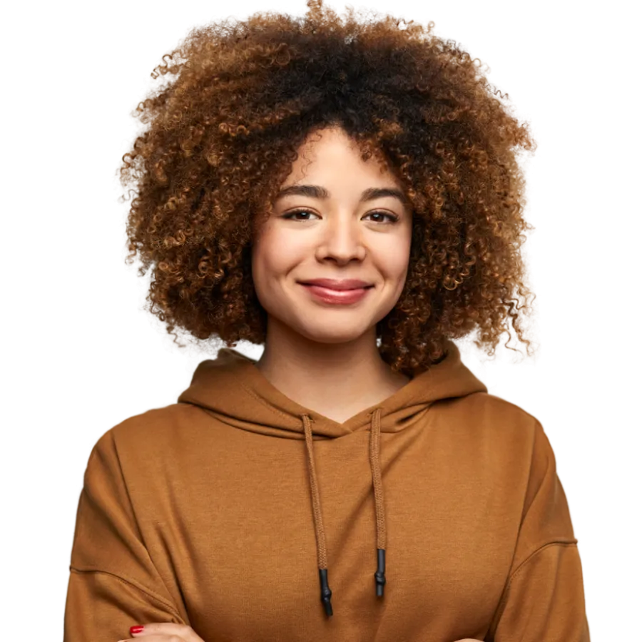 confident woman arms crossed