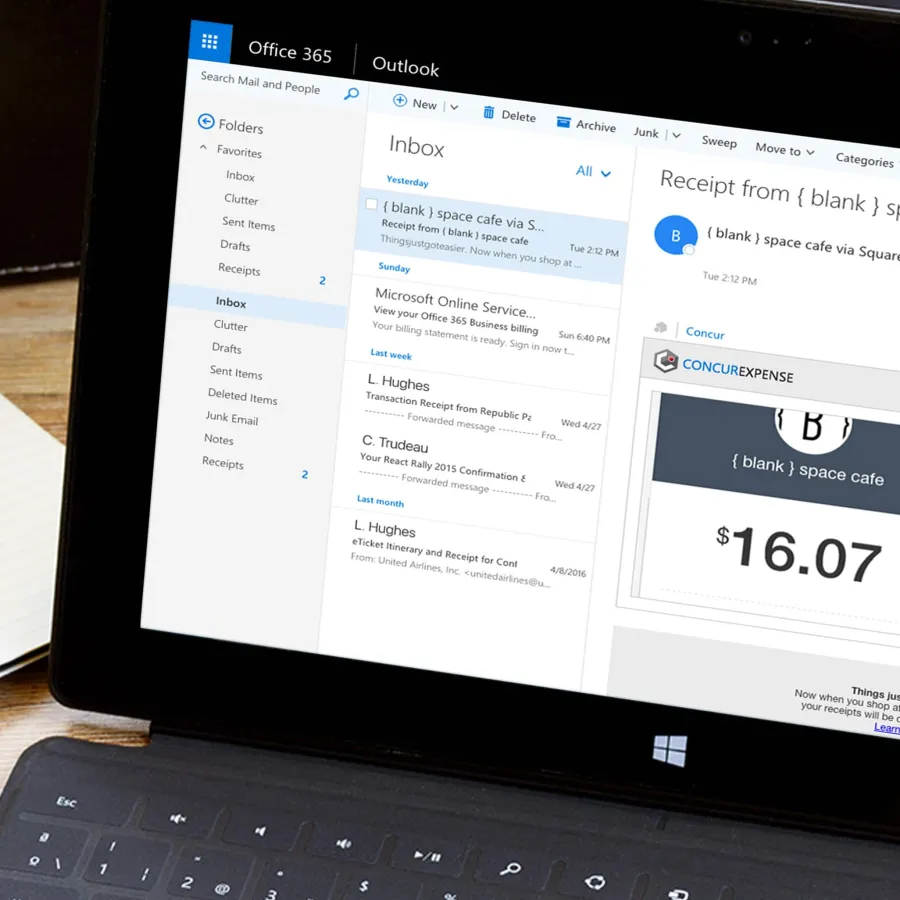 Concur and Office 365 integration: Meeting business travelers where they are