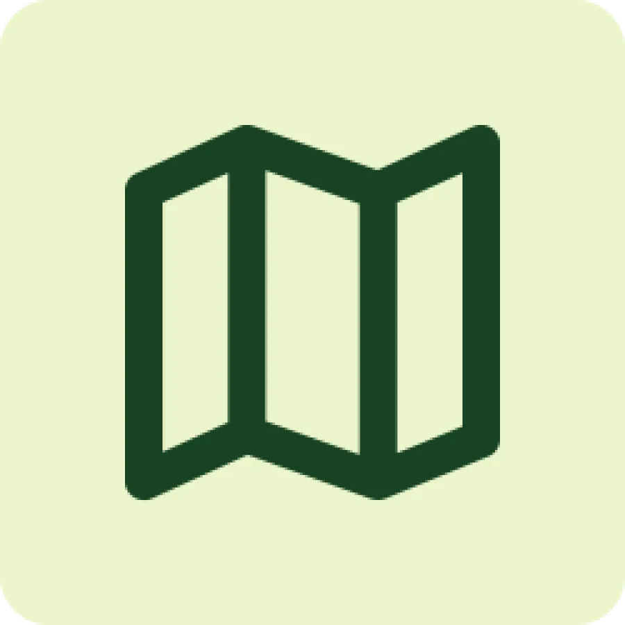 folded map