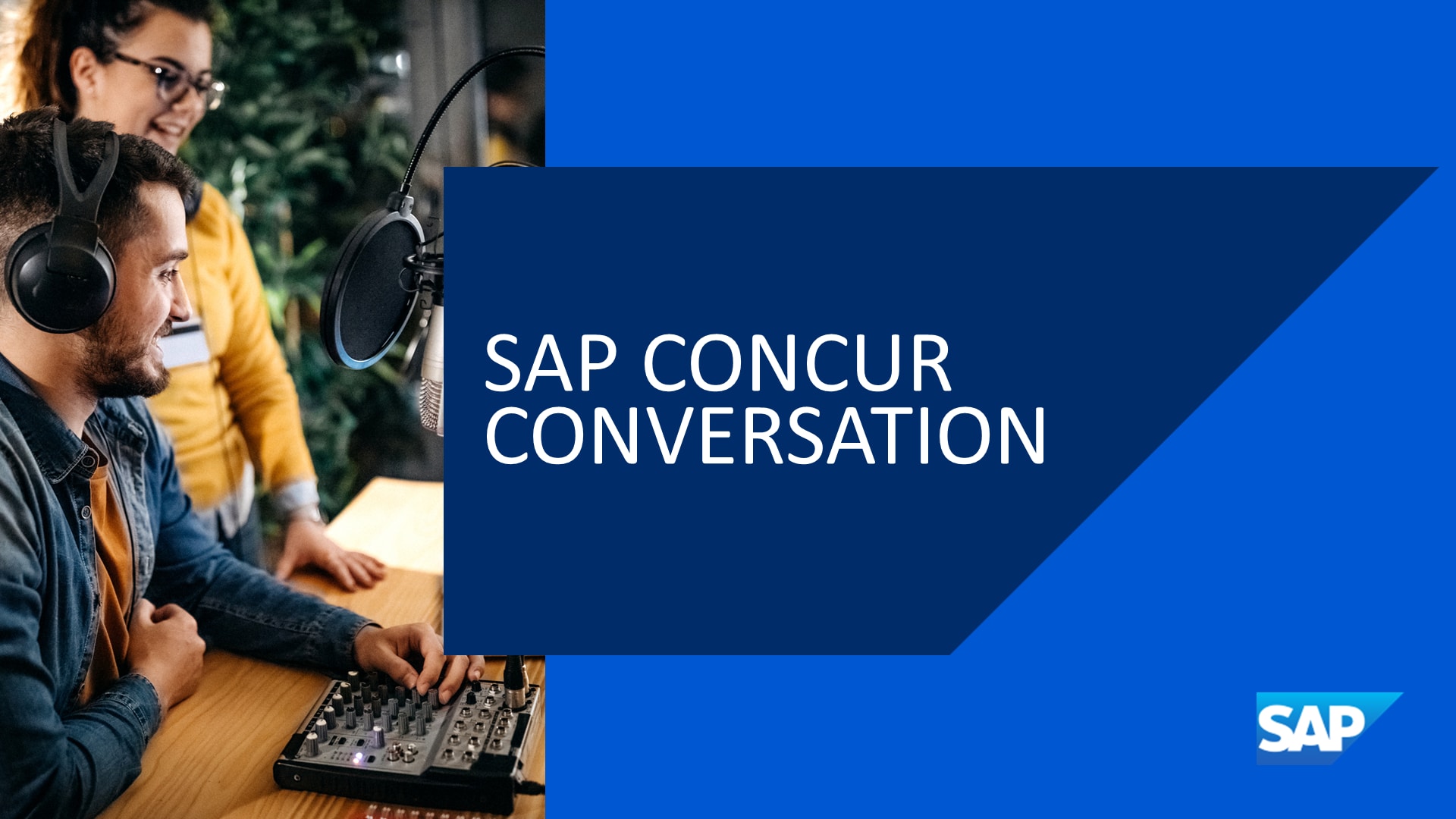 SAP Concur Conversations Podcast logo