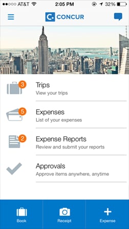 concur travel solutions login